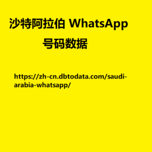 沙特阿拉伯 WhatsApp 号码数据